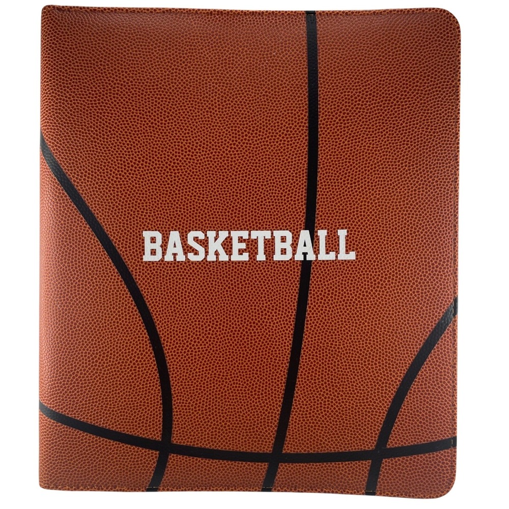 Basketball Trading 360 Card Binder Zippered 3-Ring Album 40 9-Pocket Pages